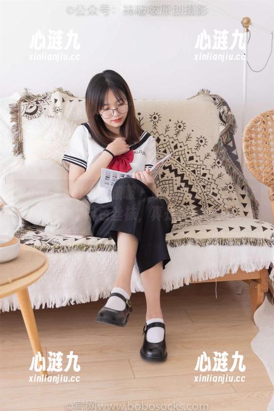 BoBoSocks袜啵啵 - 听说稚予的最新作品来了，咖啡色丝袜，真是个意外的亮点